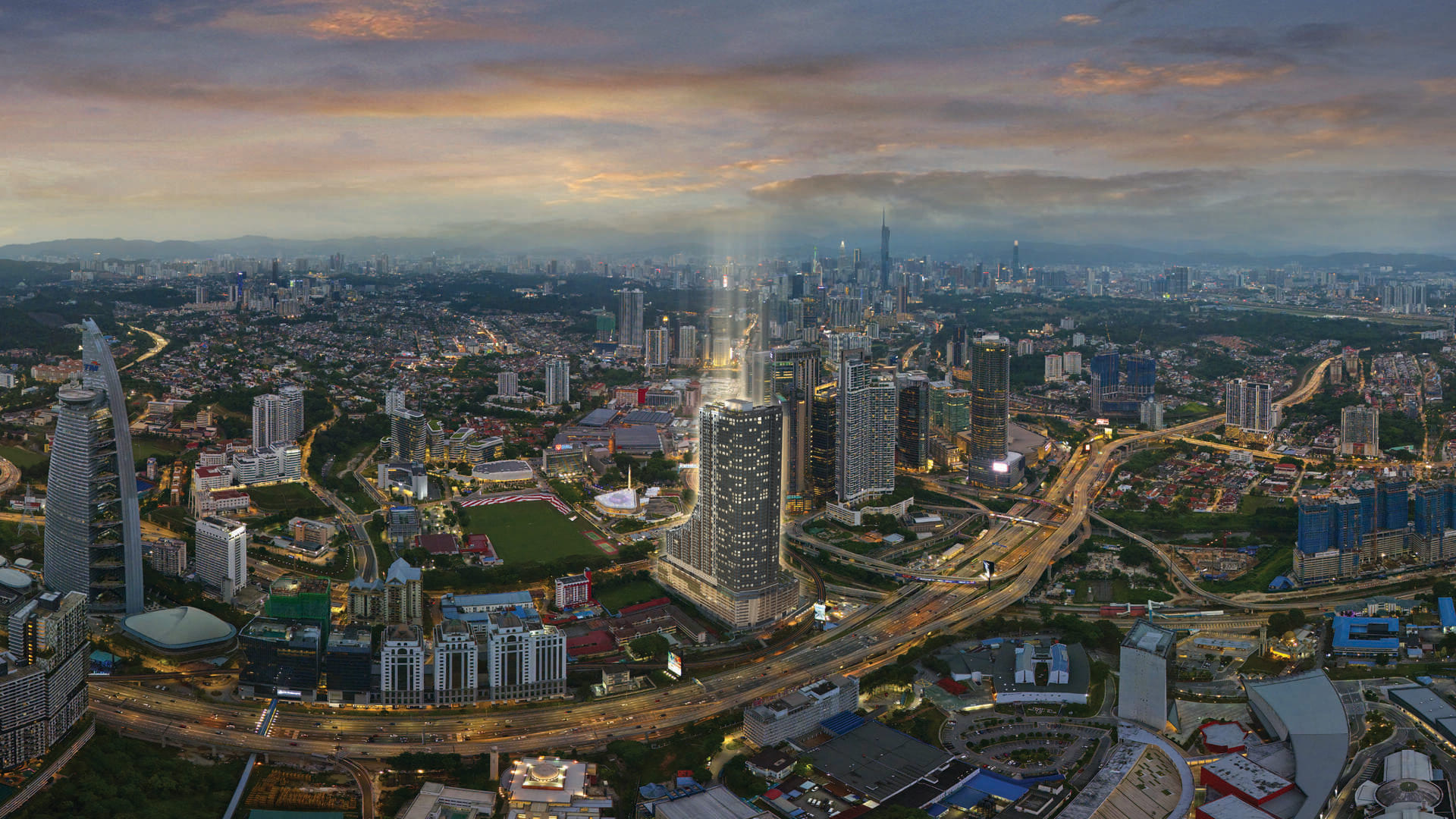 Khaya Residences tower on Jalan Bangsar, architectural render